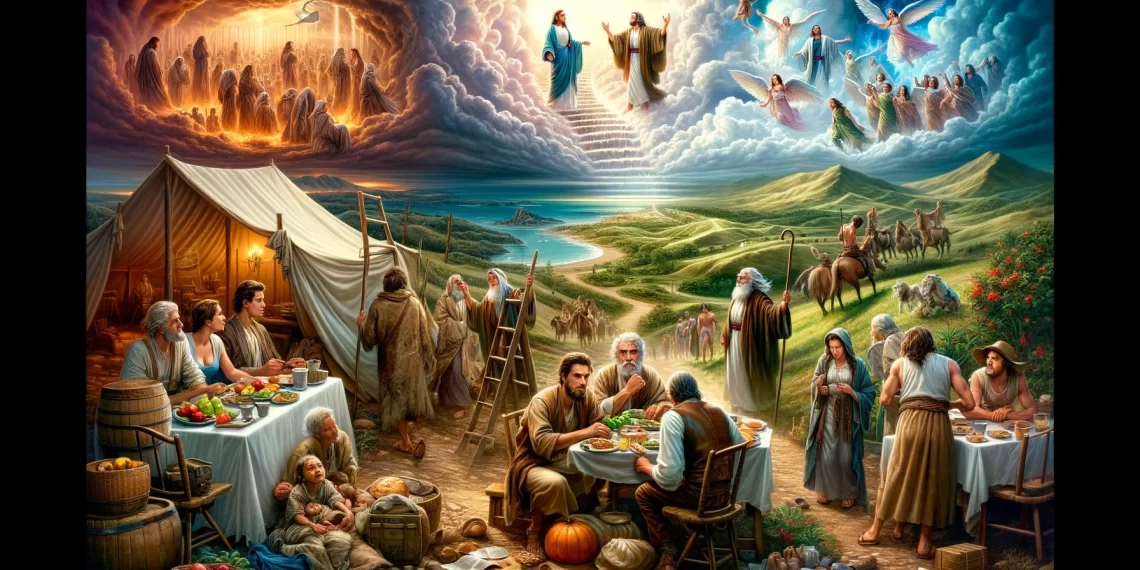 Jacob and Esau  [Genesis 25:19-34; 27:1-28:22]