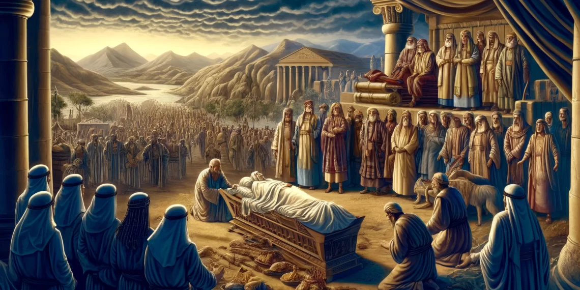 Death of Jacob and Joseph [Genesis 50:1-26]