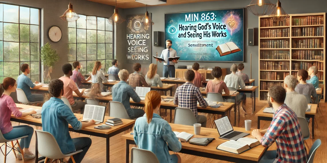 MIN 863: Hearing God’s Voice and Seeing His Works